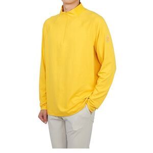 G/FORE Yellow Flyy Quarter Zip Golf Pullover Performance Athletic Jacket XL NWT